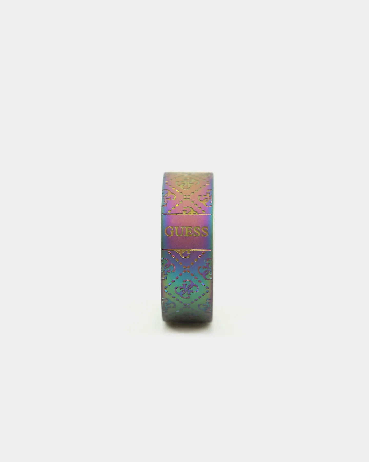 Guess Mainline 8MM X 22MM 4G Pattern Ring Iridescent