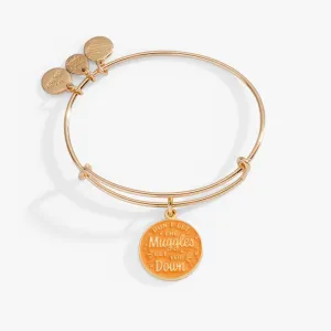 Harry Potter 'Don't Let The Muggles Get You Down' Charm Bangle Bracelet