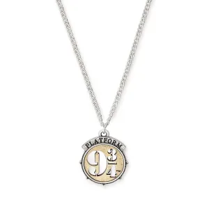 Harry Potter Platform 9 3/4 Charm Necklace, Two Tone