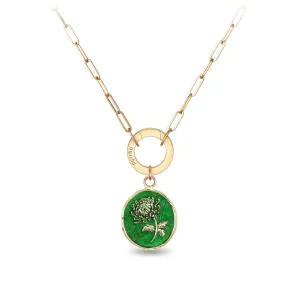 Healing Journey 14K Gold Long Link Paperclip Chain Necklace - True Colors