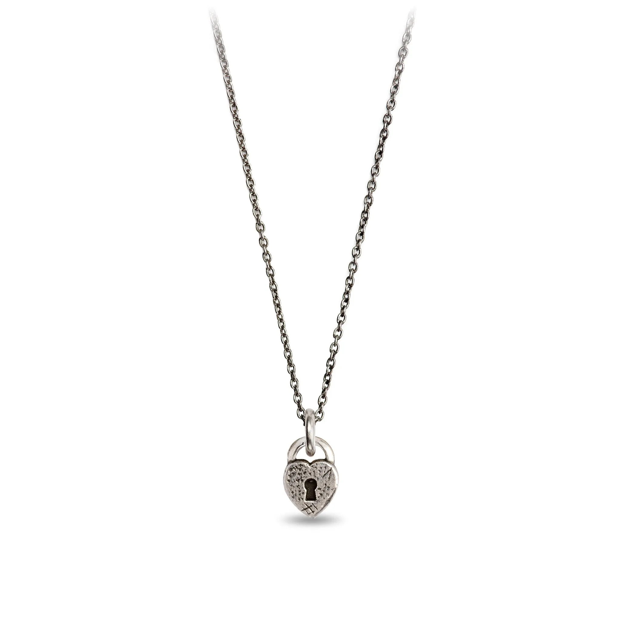 Heart Lock Symbol Charm