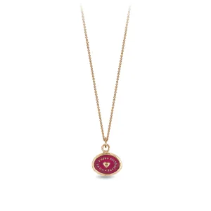 Heart Print 14K Gold Talisman - True Colors
