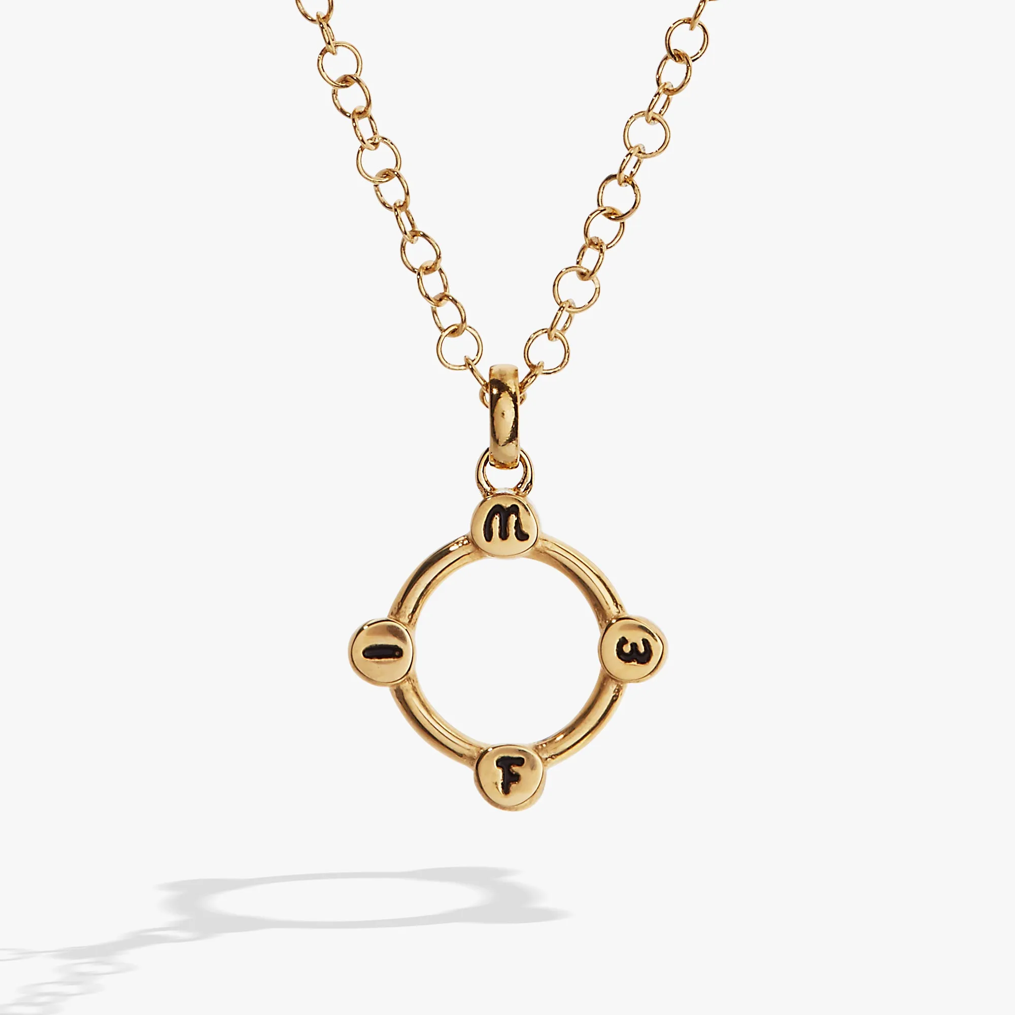 Hidden Message 'Wife' Crystal Necklace