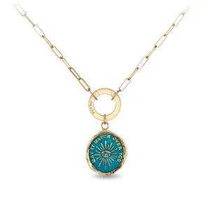 Higher Power 14K Gold Long Link Paperclip Chain Necklace - True Colors