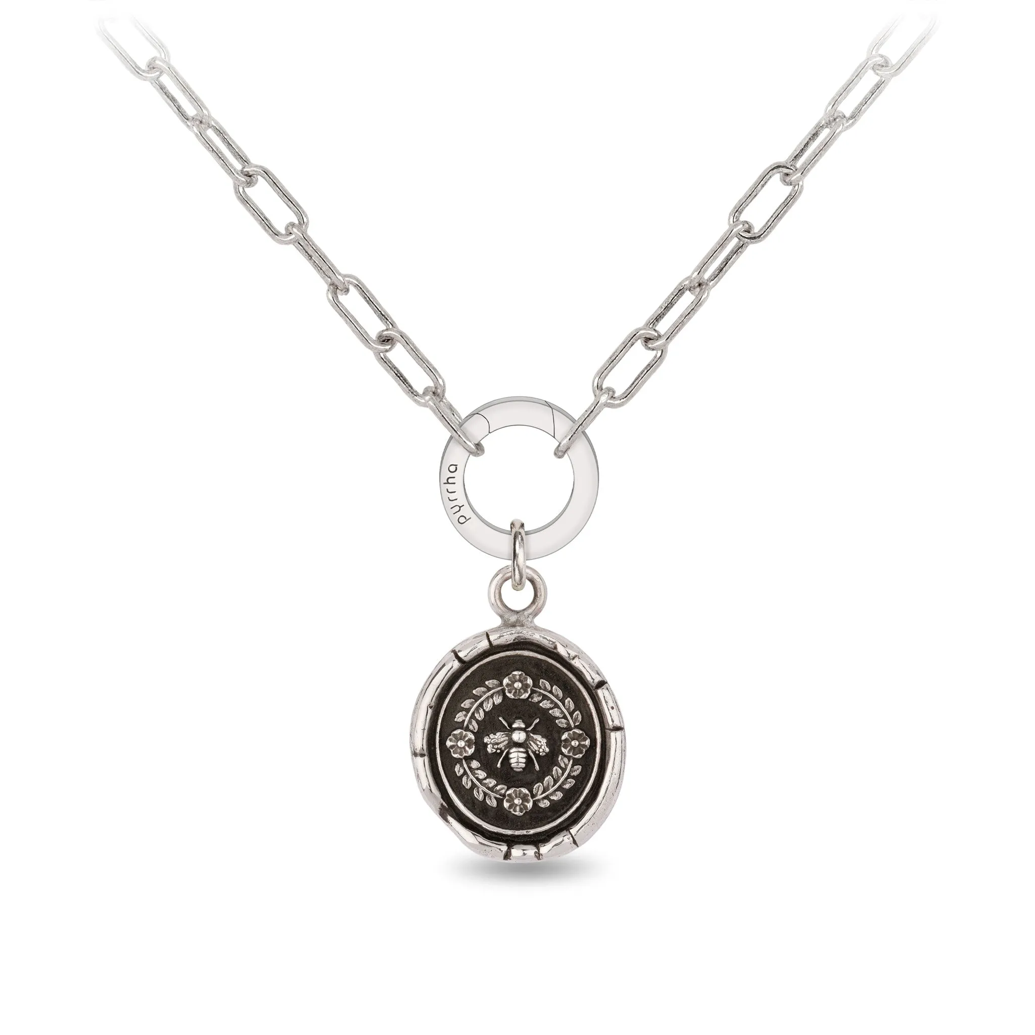 Honeybee Small Paperclip Chain Necklace