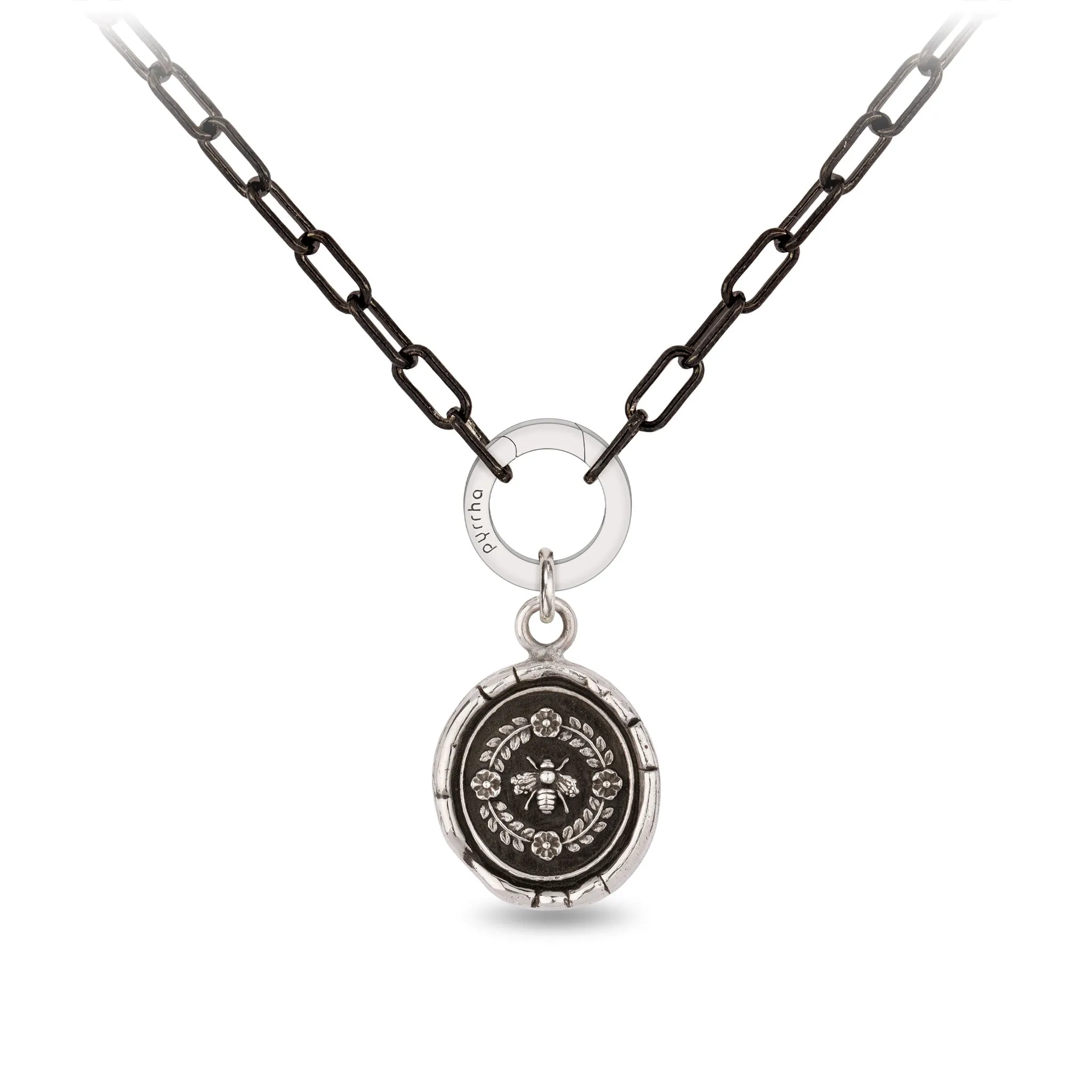 Honeybee Small Paperclip Chain Necklace