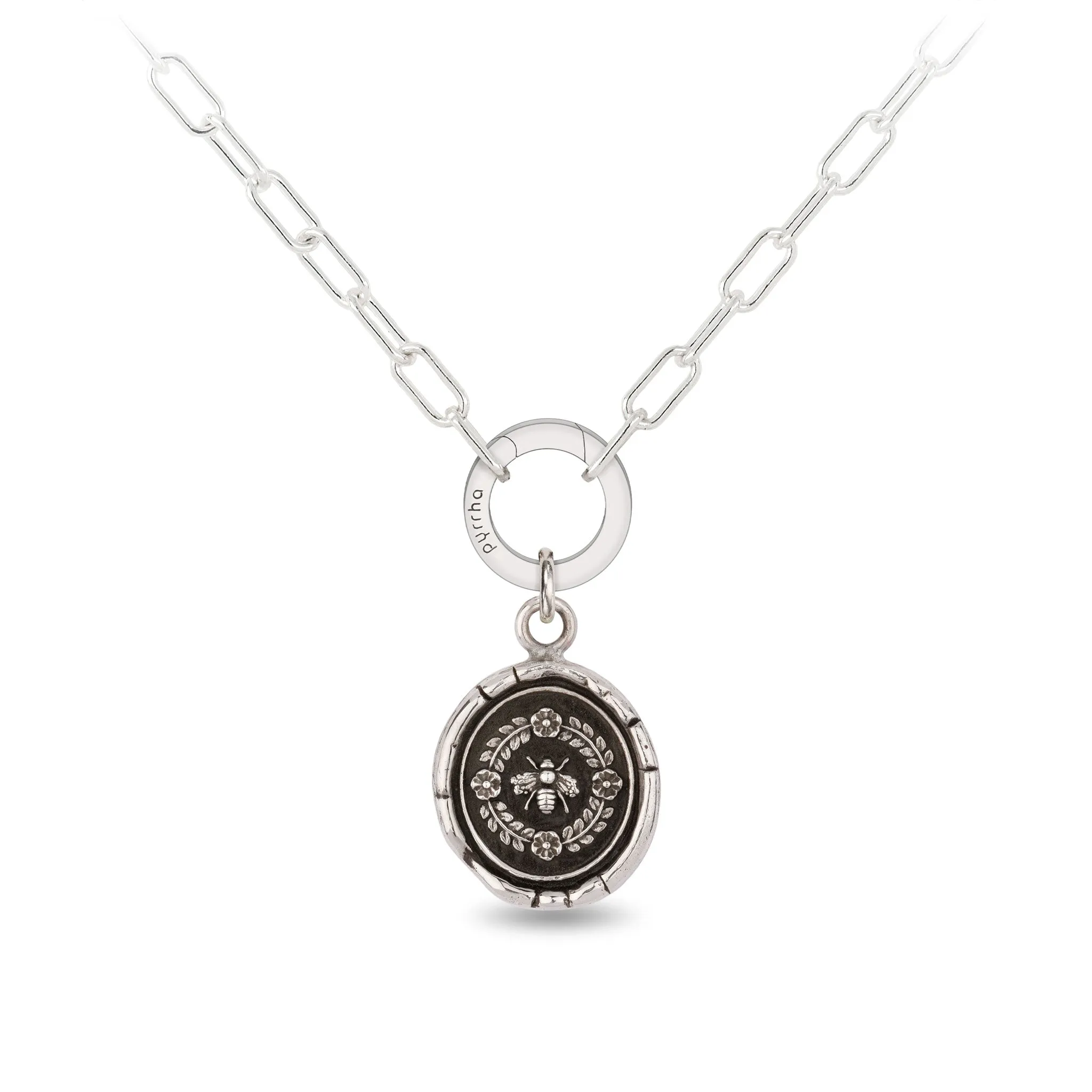Honeybee Small Paperclip Chain Necklace