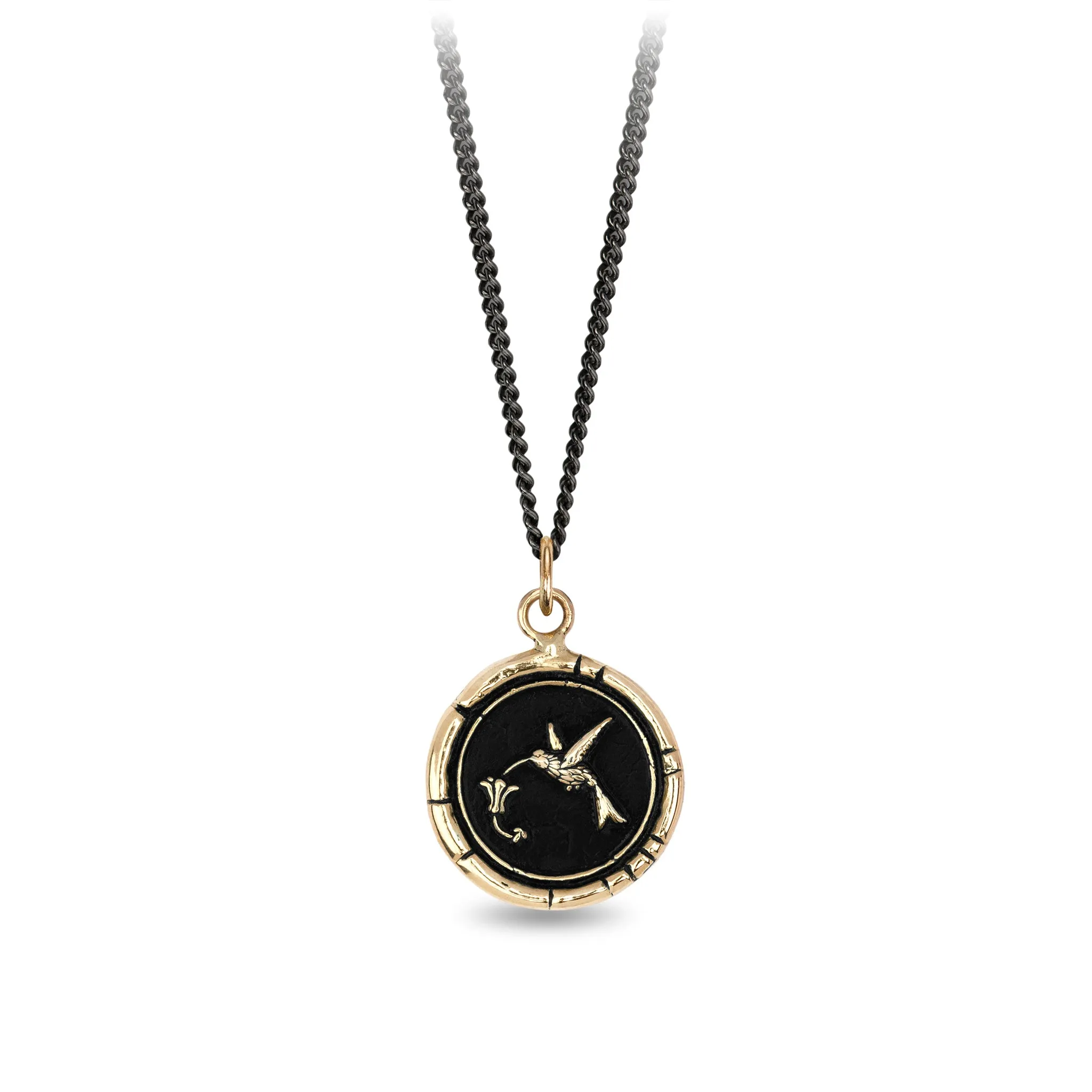 Hummingbird 14K Gold Signature Talisman