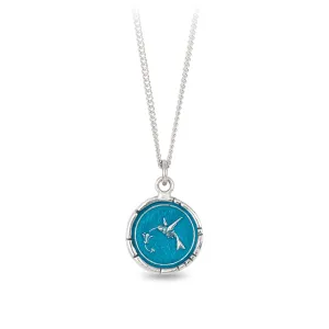 Hummingbird Talisman - Capri Blue