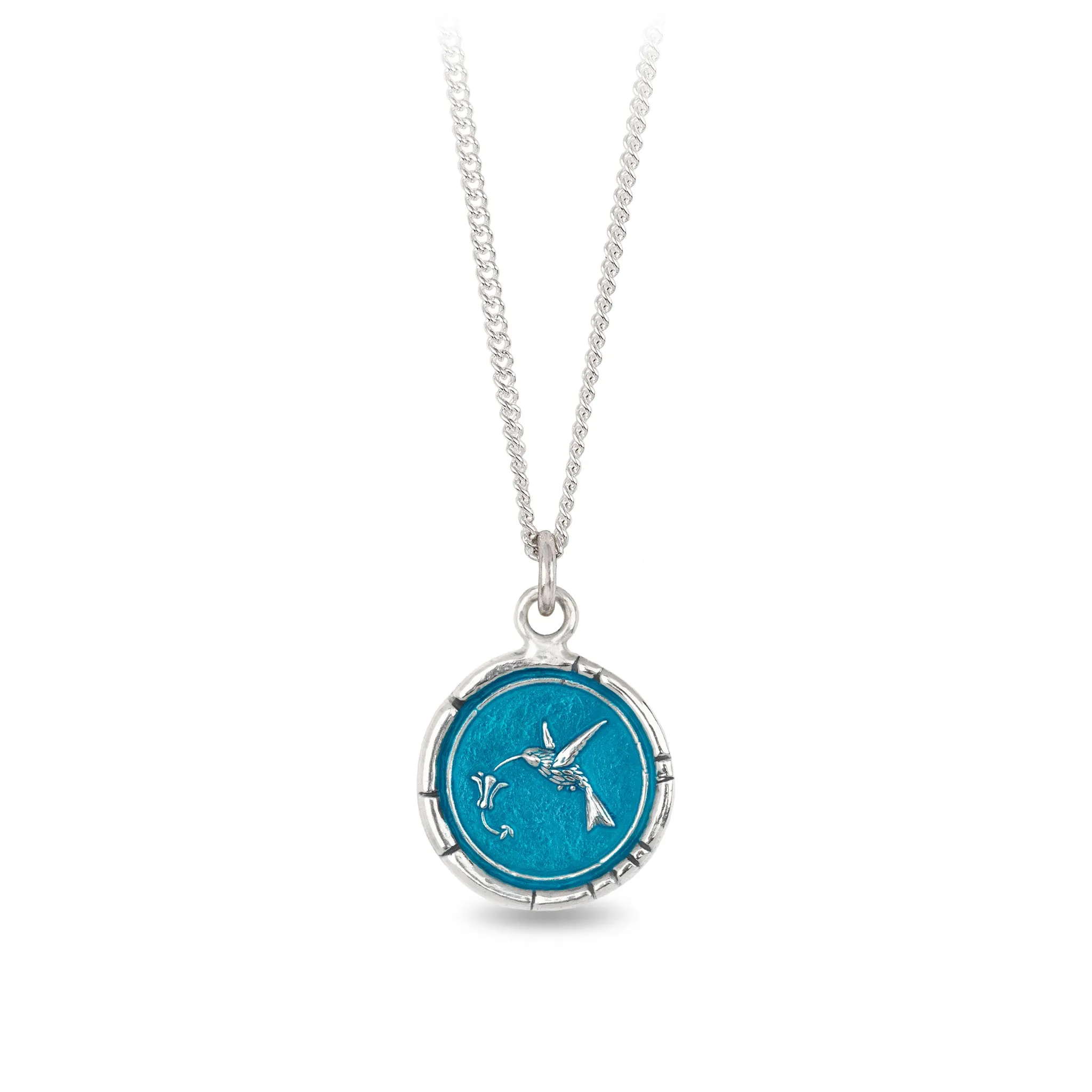 Hummingbird Talisman - Capri Blue