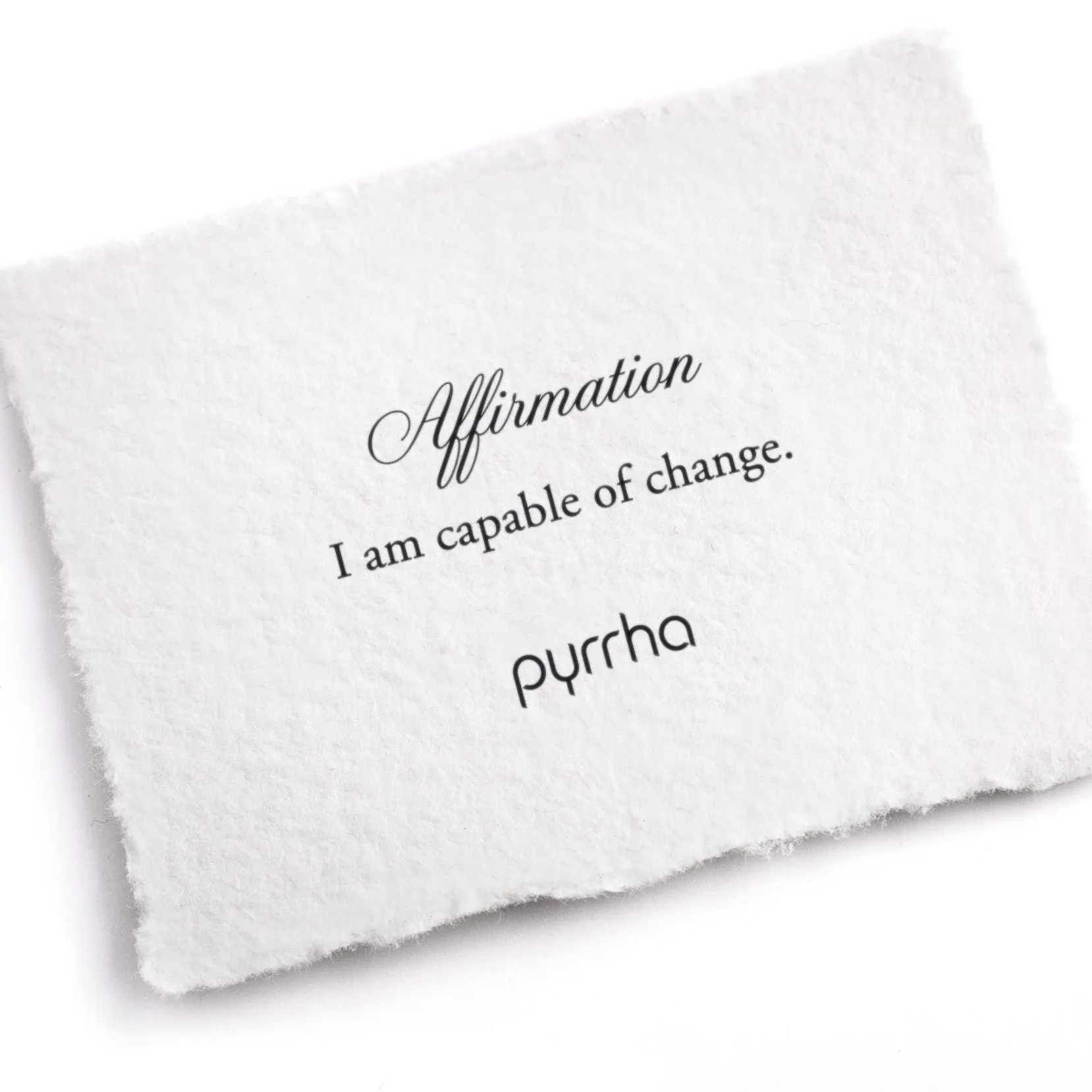I Am Capable Of Change 14K Gold Affirmation Talisman