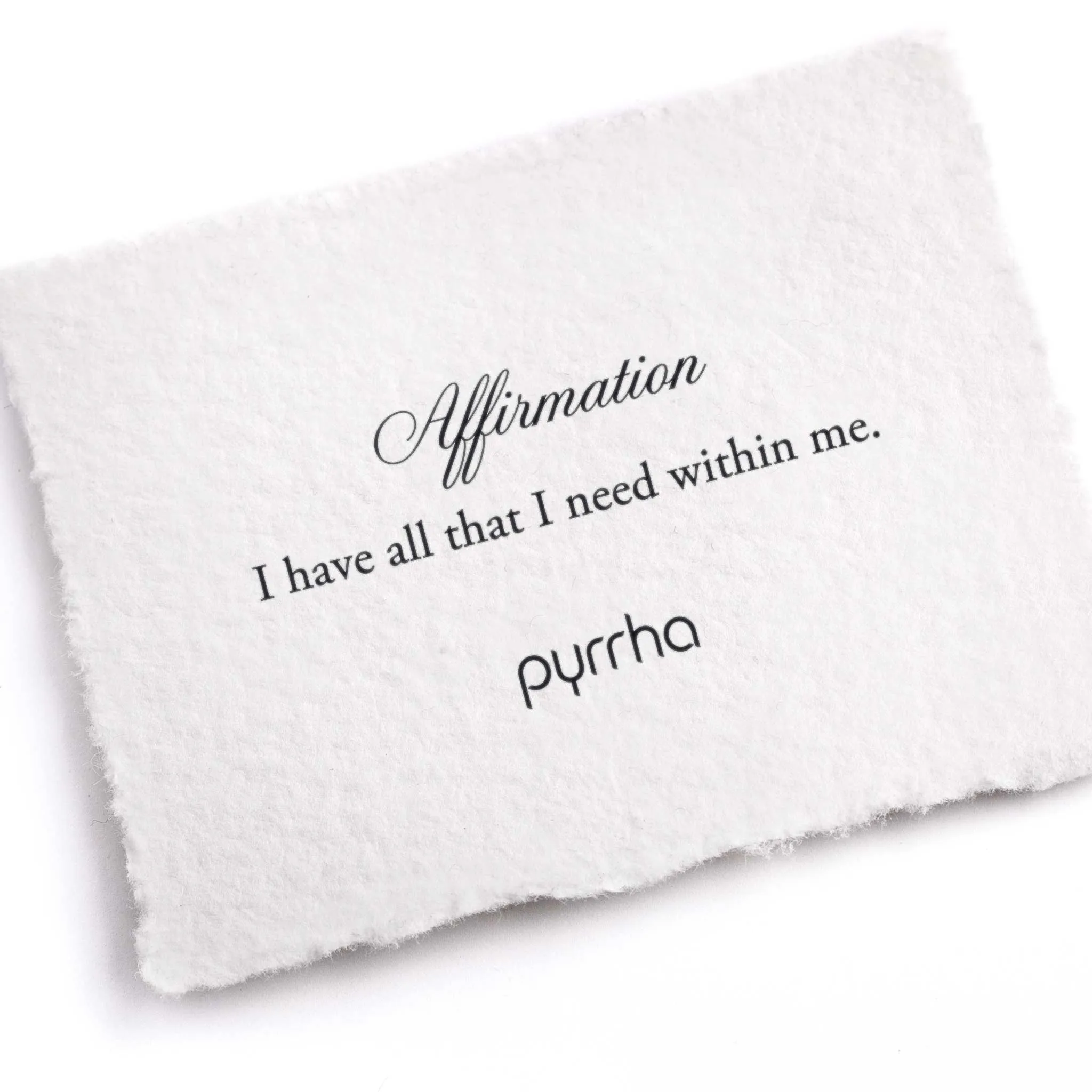 I Have All That I Need Within Me 14K Gold Affirmation Talisman