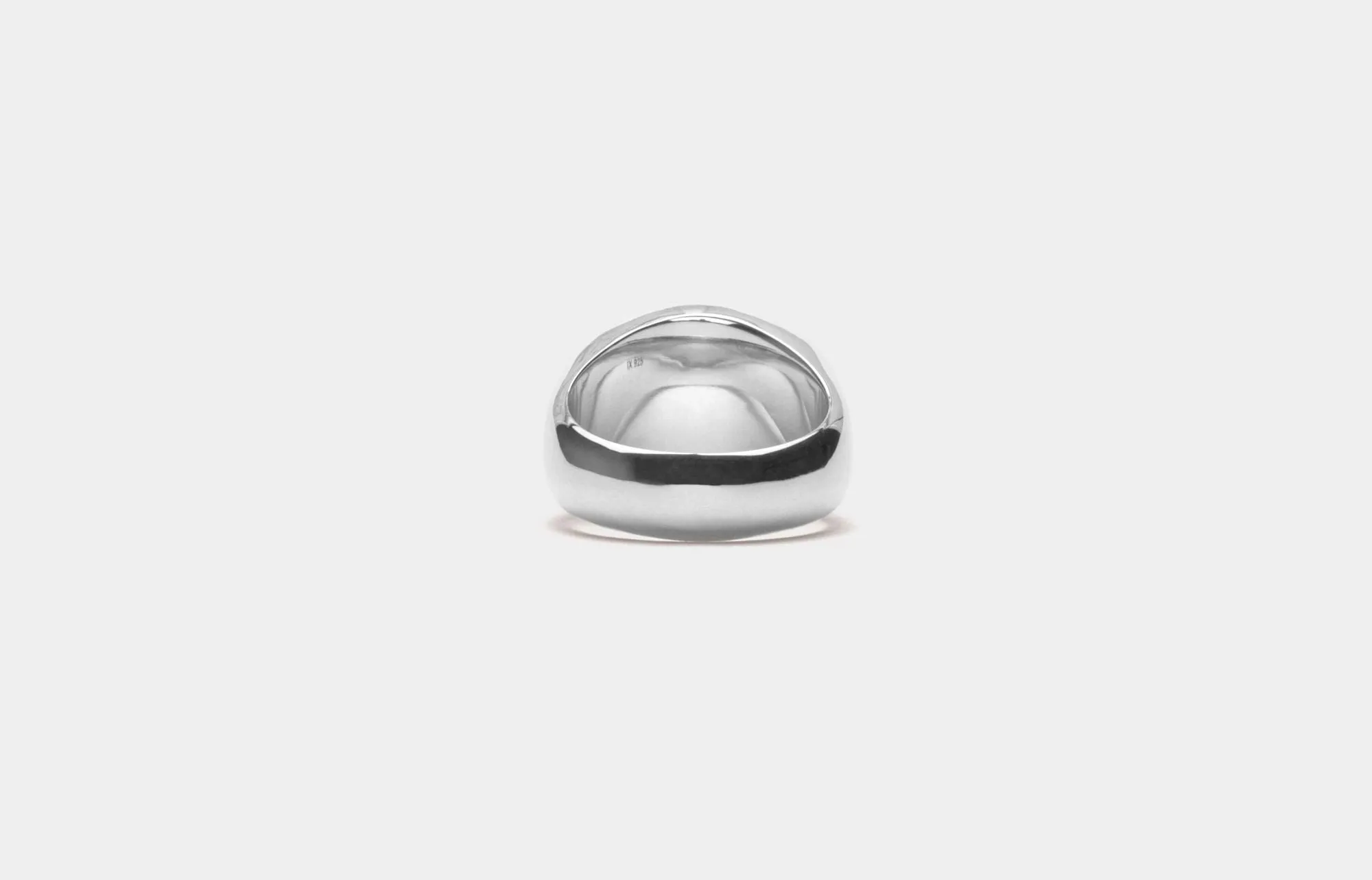 IX Cushion Polished Ring