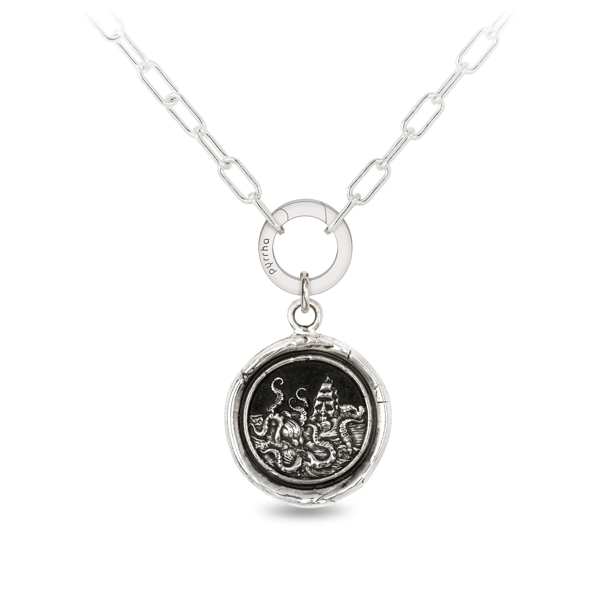Kraken Small Paperclip Chain Necklace