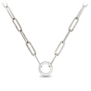 Large Paperclip Chain with Talisman Clip
