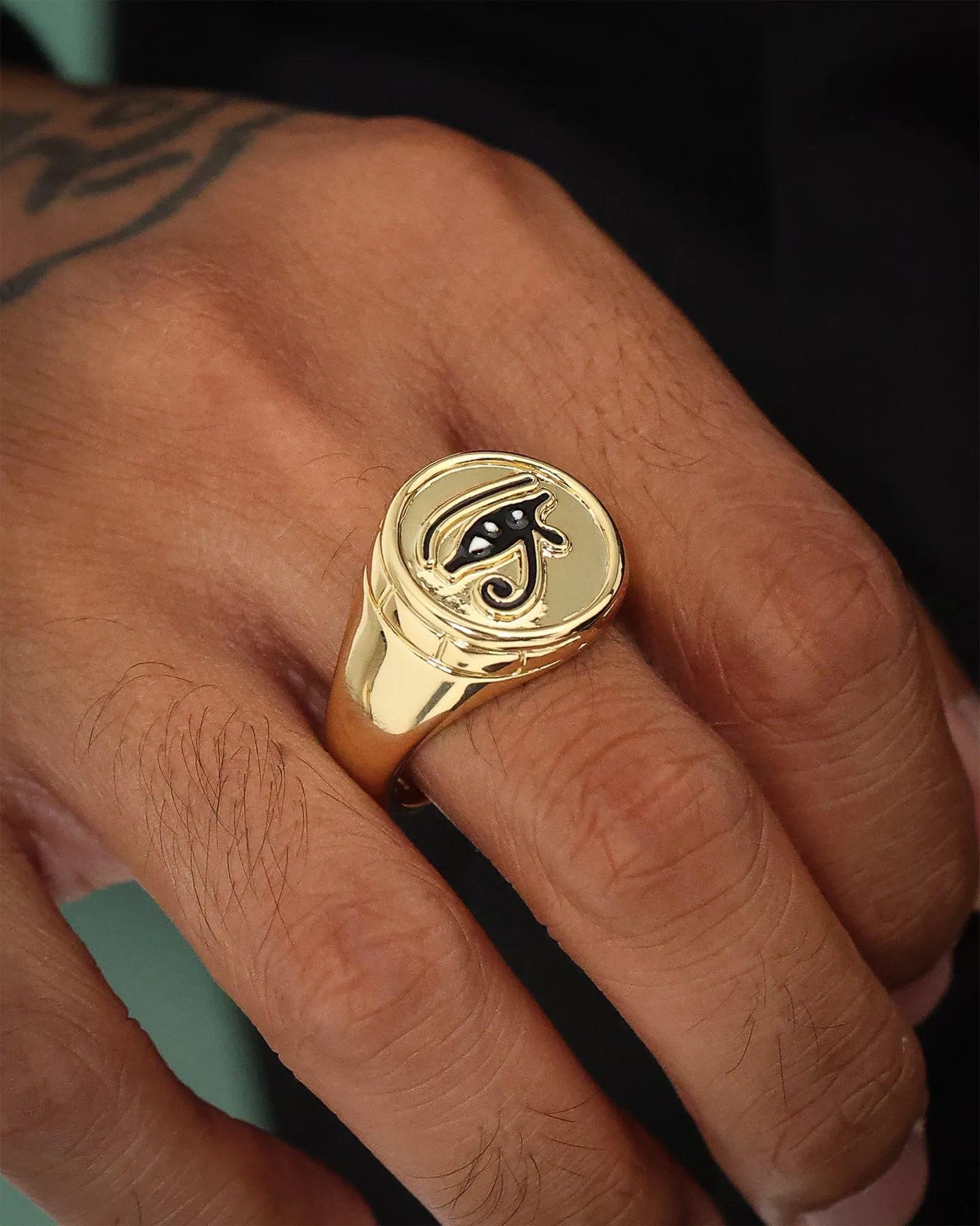 Last Kings Eye Of Ra Ring Gold