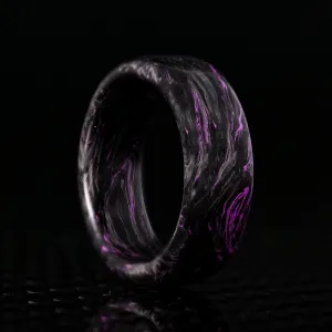 Lavender Burl Carbon Fiber Ring