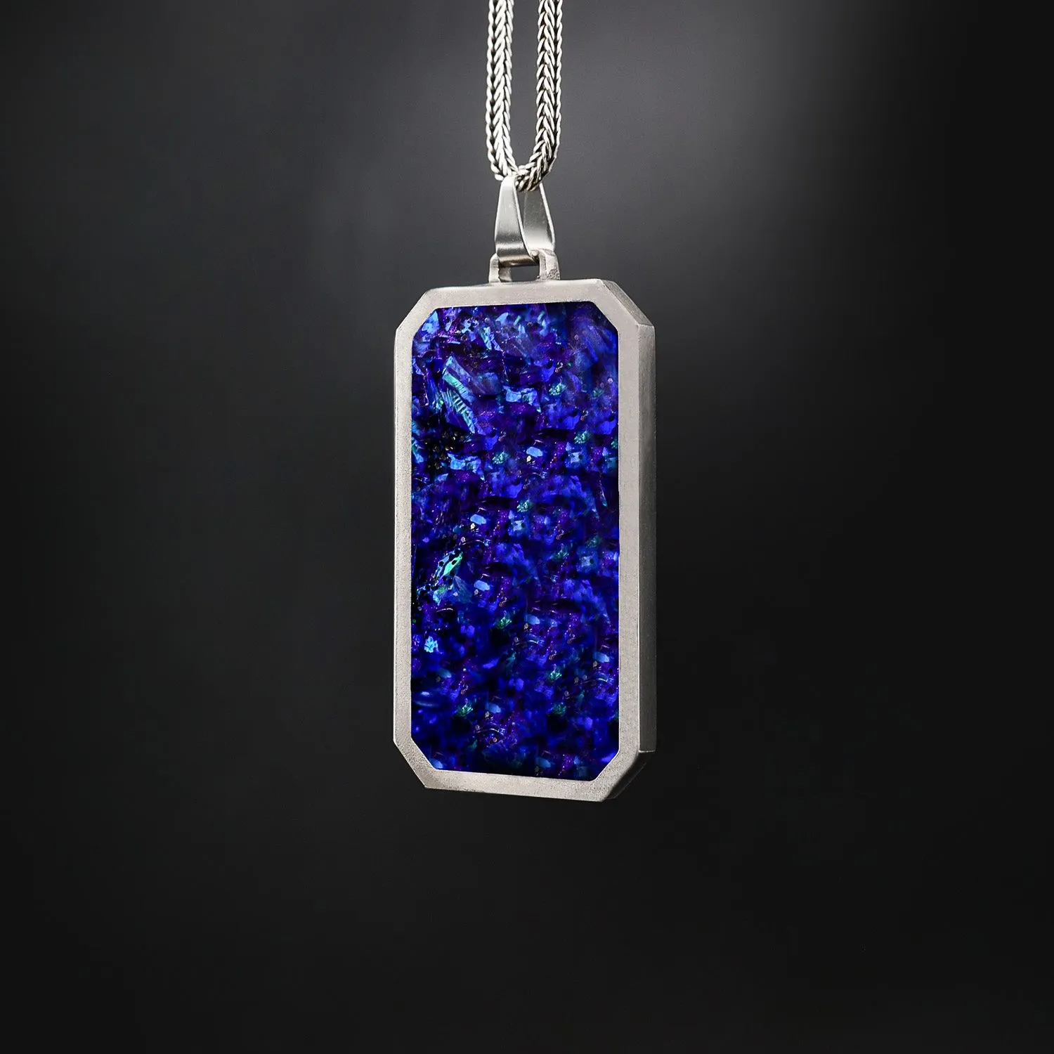 Lavender Opal Glowstone Pendant