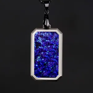 Lavender Opal Glowstone Pendant