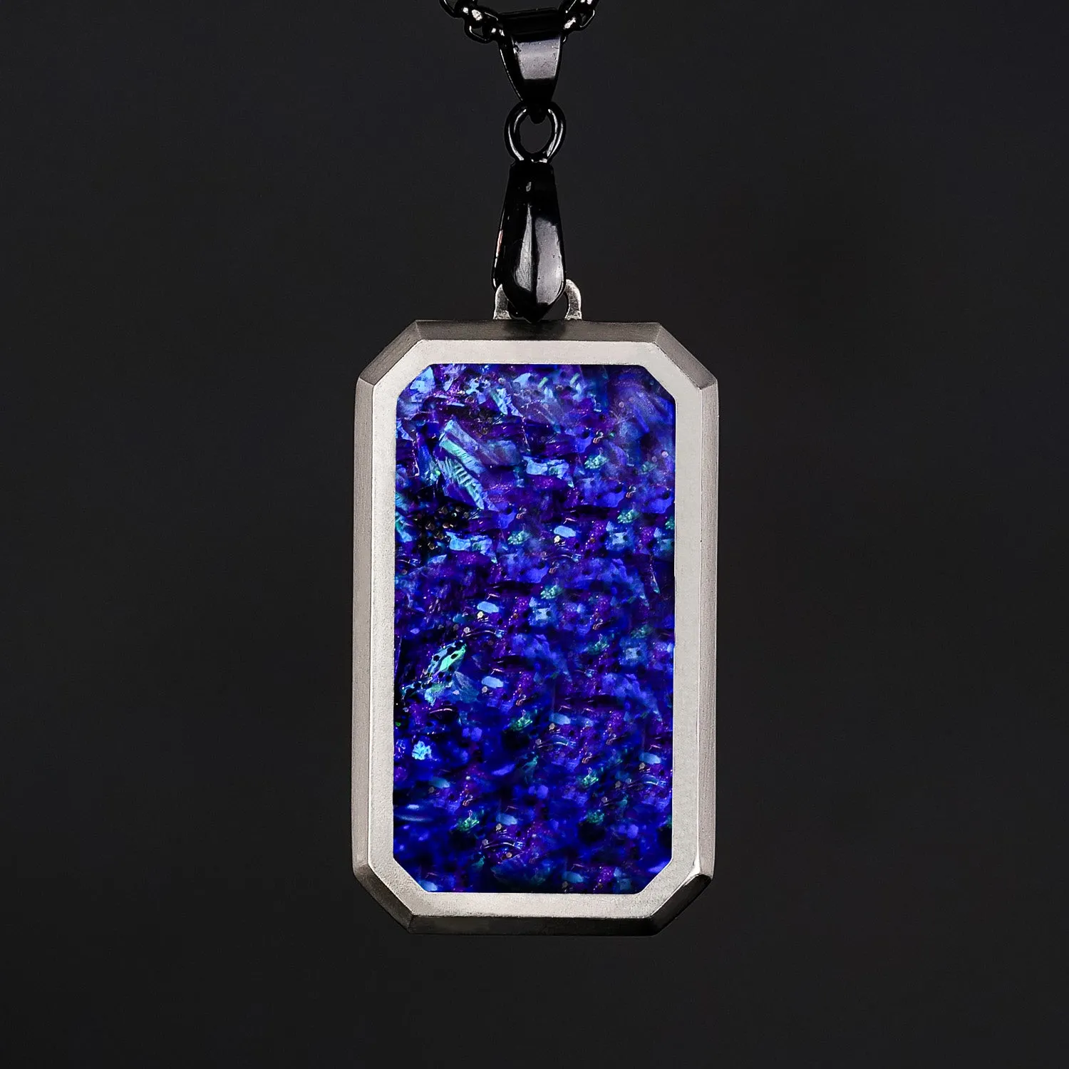 Lavender Opal Glowstone Pendant