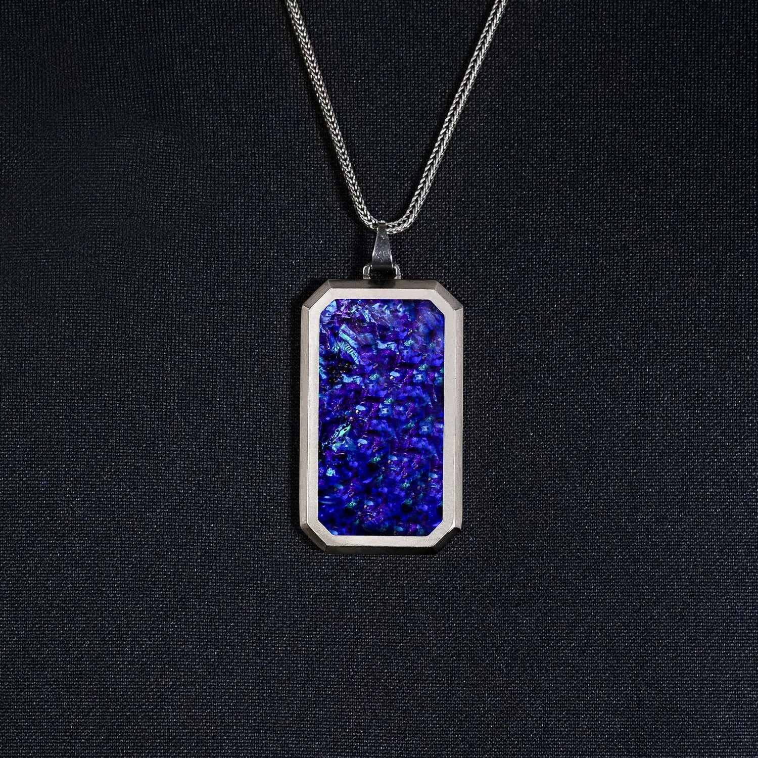 Lavender Opal Glowstone Pendant