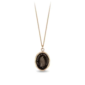 Let Nature Be Your Teacher 14K Gold Talisman