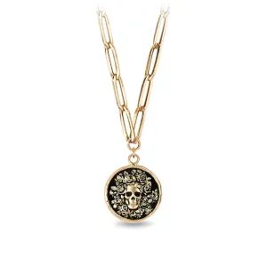 Live Every Moment 14K Gold Large Hollow Paperclip Chain Necklace