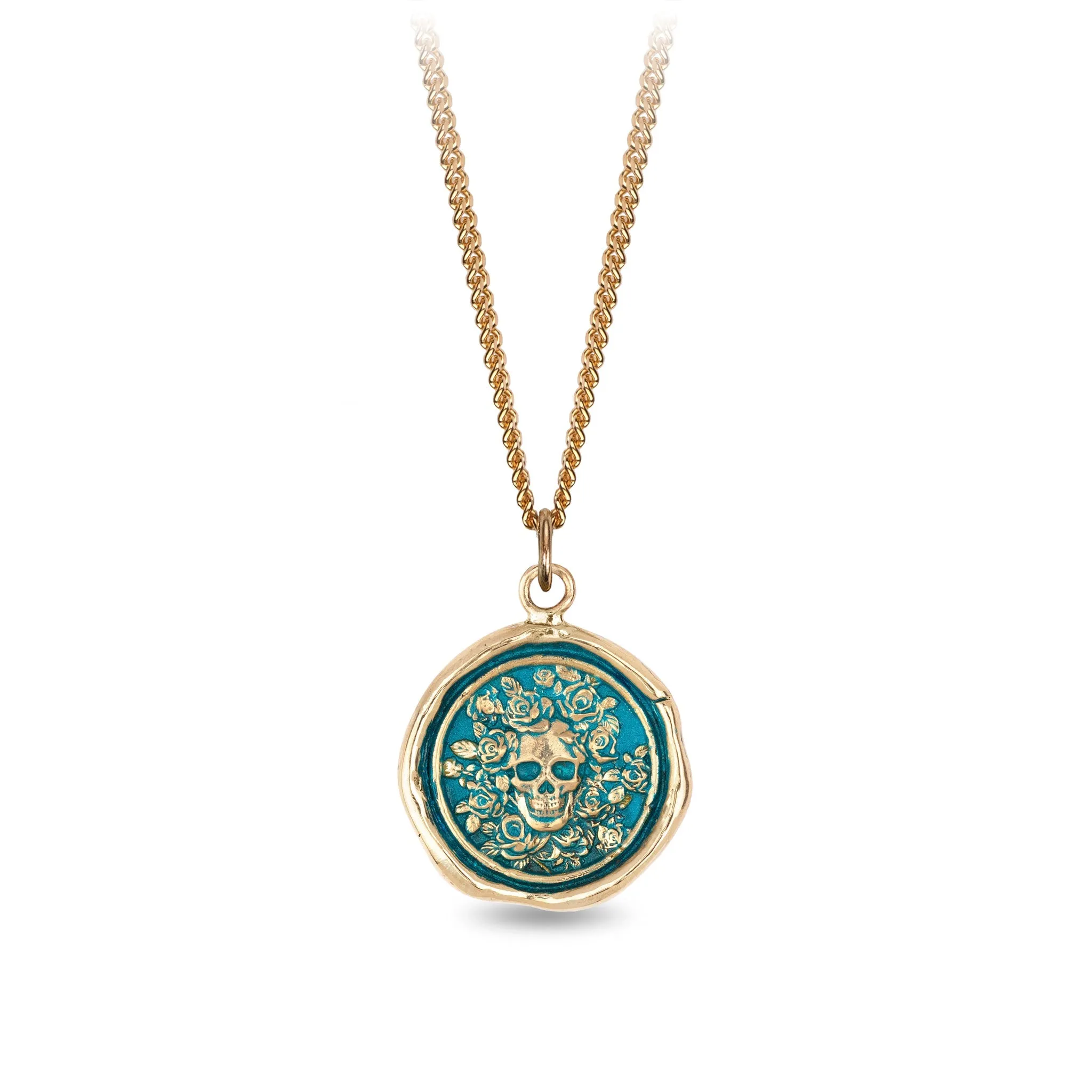 Live Every Moment 14K Gold Signature Talisman - True Colors