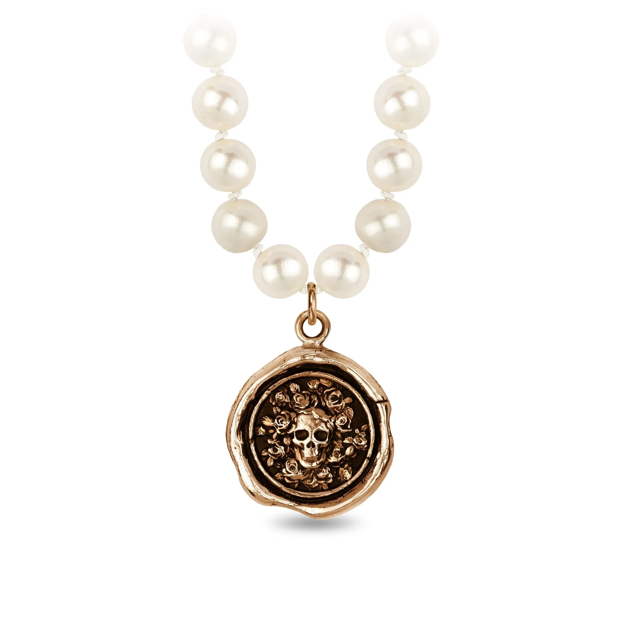 Live Every Moment Freshwater Pearl Necklace - Ivory