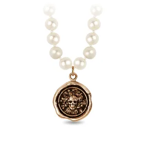 Live Every Moment Freshwater Pearl Necklace - Ivory