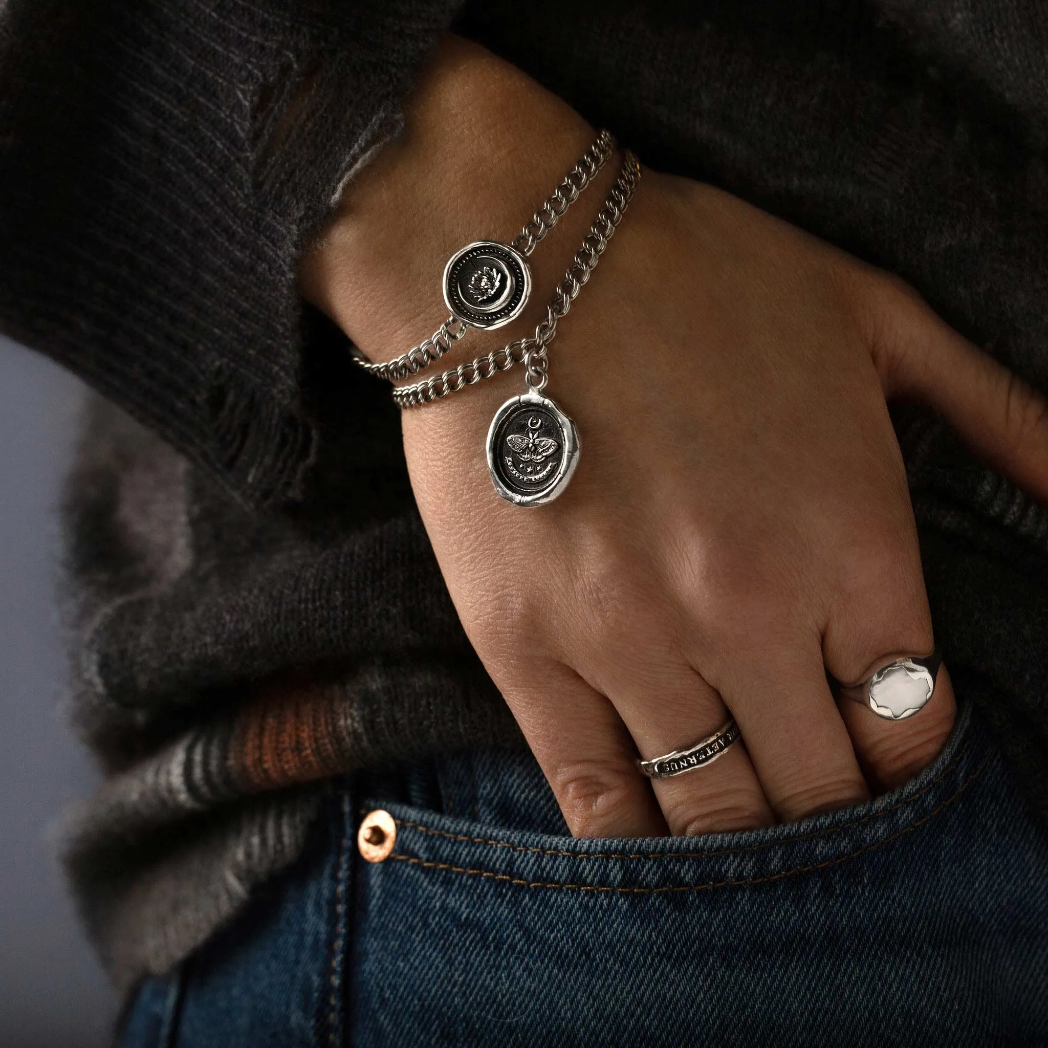 Live Every Moment Inline Talisman Bracelet