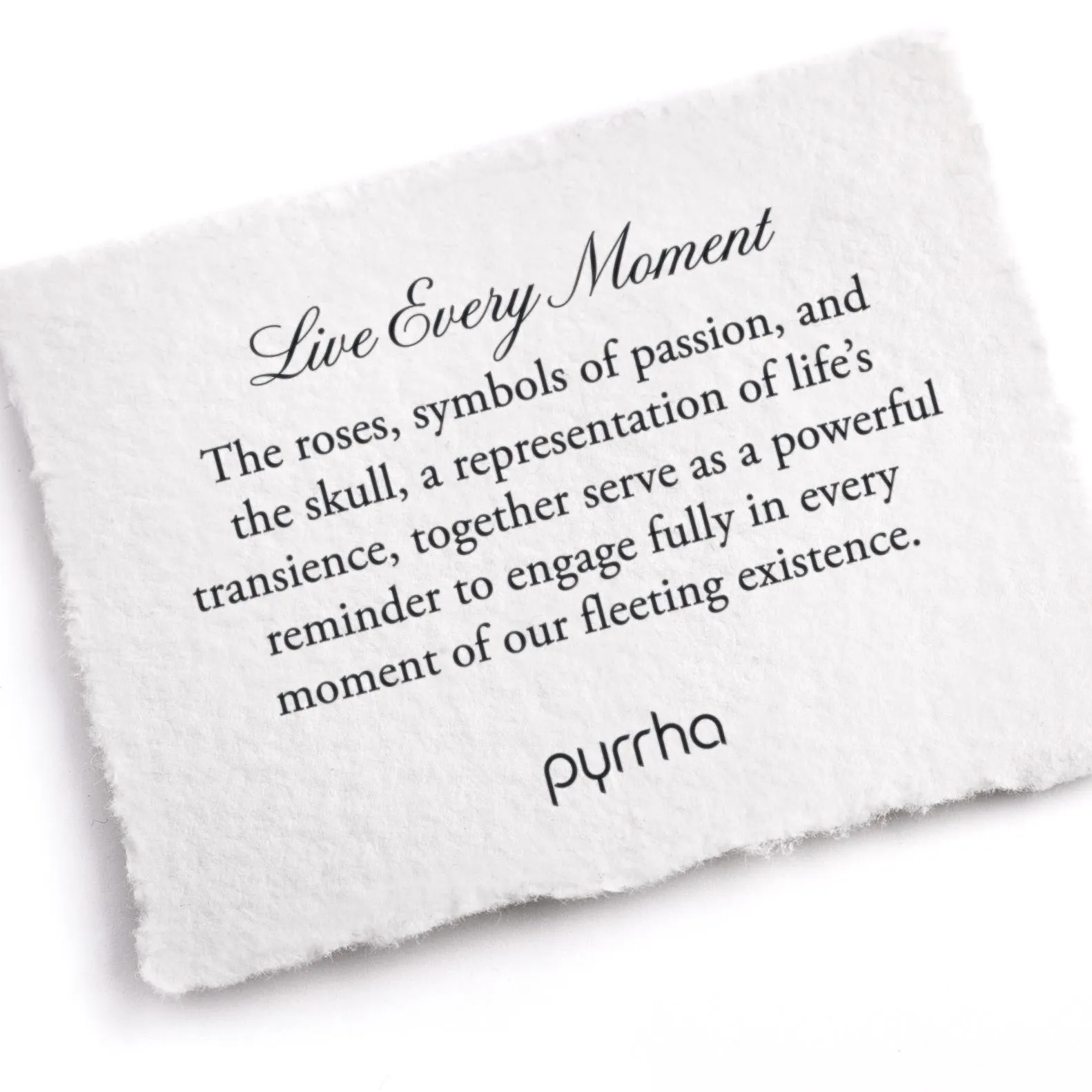 Live Every Moment Inline Talisman Bracelet