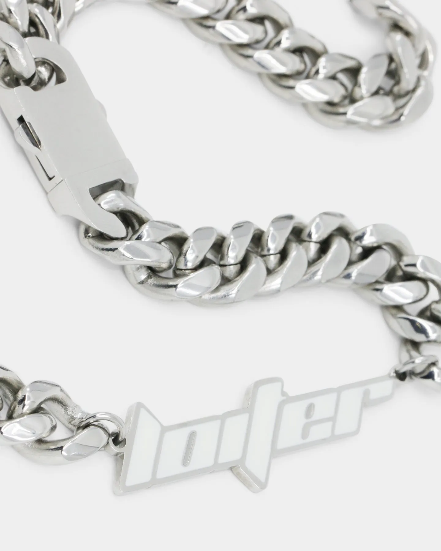 Loiter X Loiter Chain Necklace Silver/Black/White
