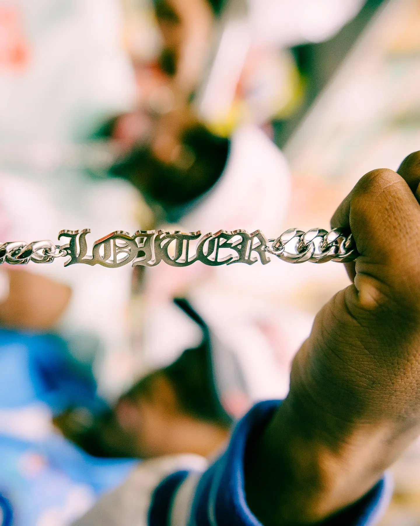 Loiter X Loiter Chain Necklace Silver/Black/White