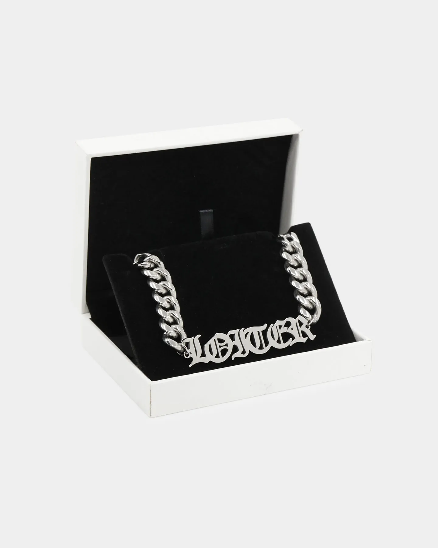 Loiter X Loiter Chain Necklace Silver/Black/White