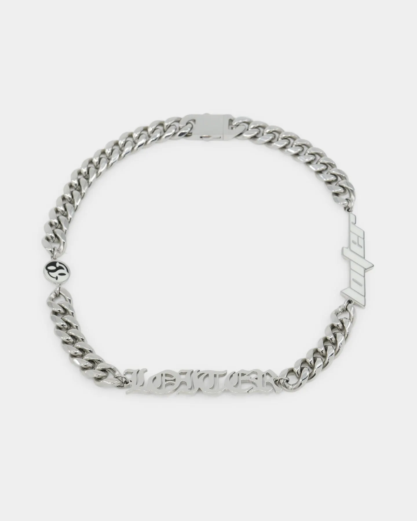Loiter X Loiter Chain Necklace Silver/Black/White