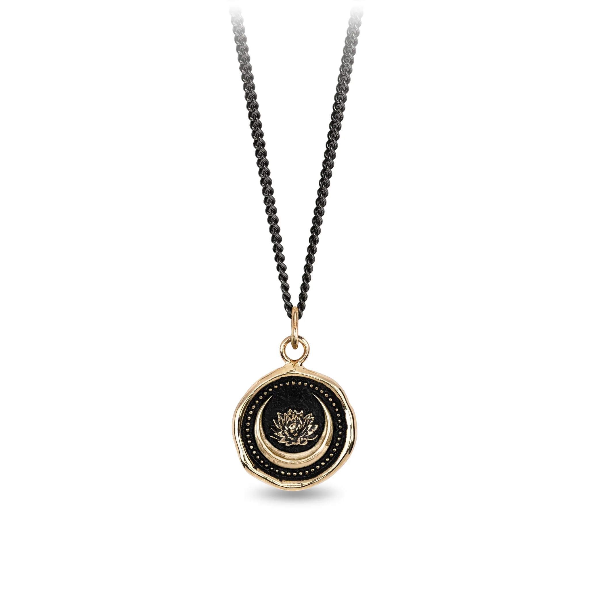 Lotus Flower 14K Gold Signature Talisman
