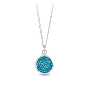 Love Knot Talisman - Capri Blue