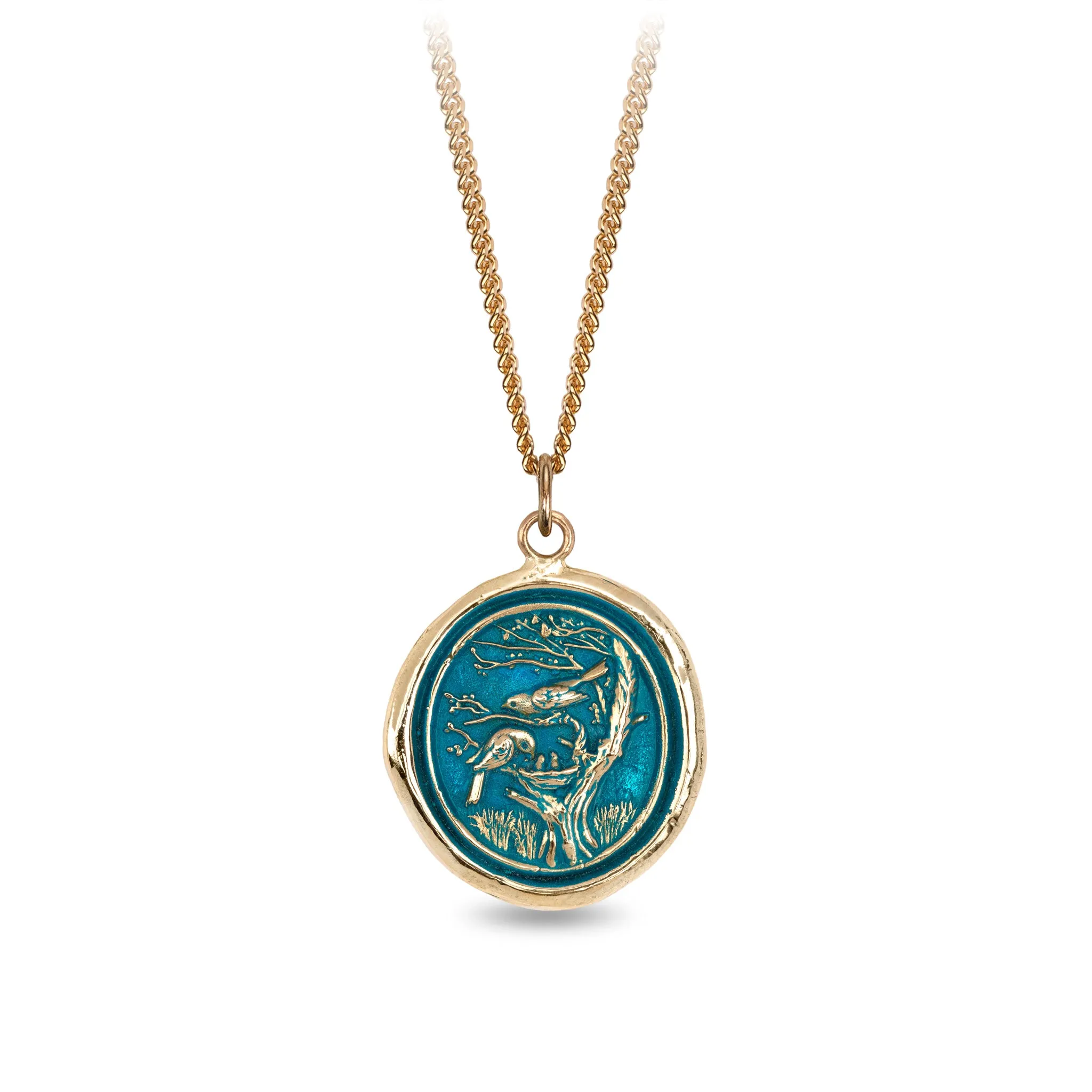 Love Makes a Home 14K Gold Signature Talisman - True Colors