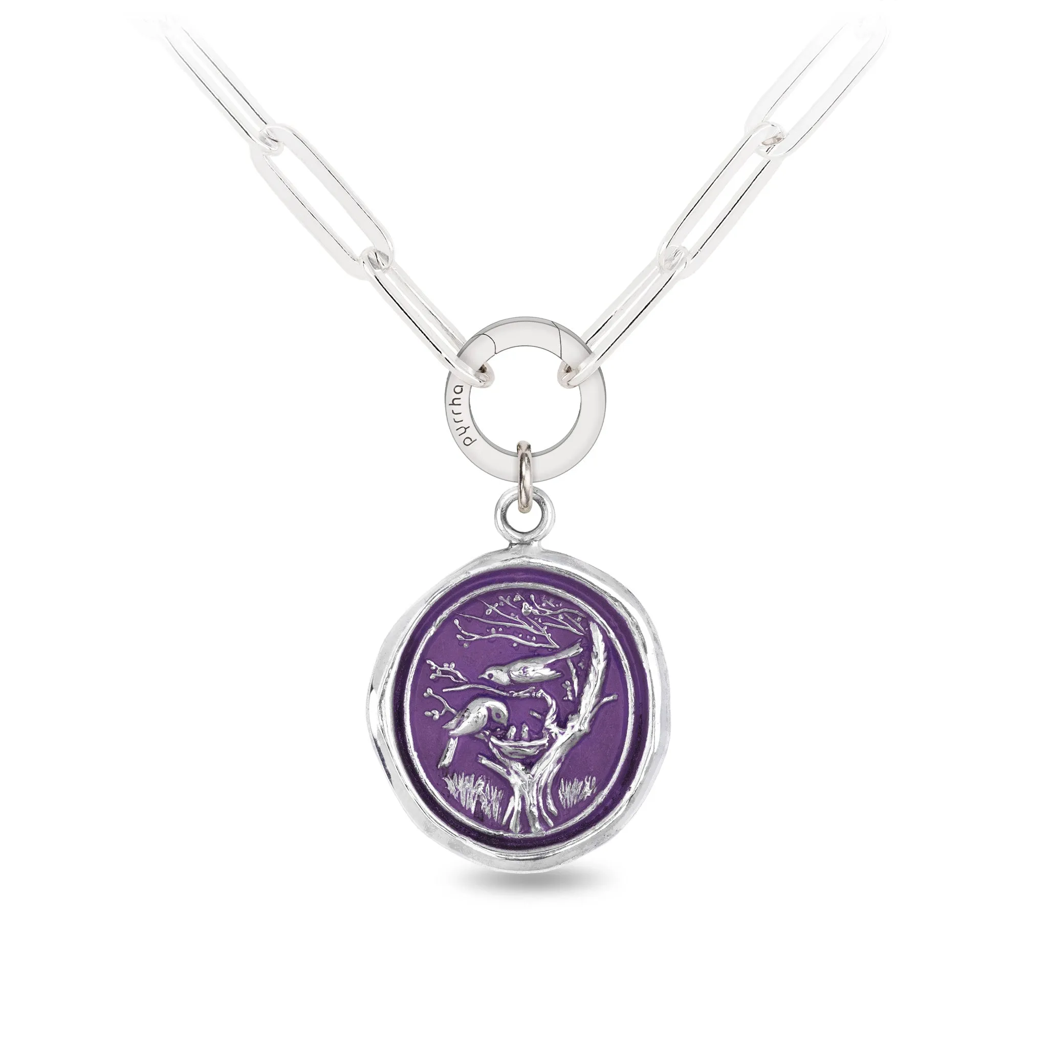 Love Makes A Home  Talisman - Mystic Violet