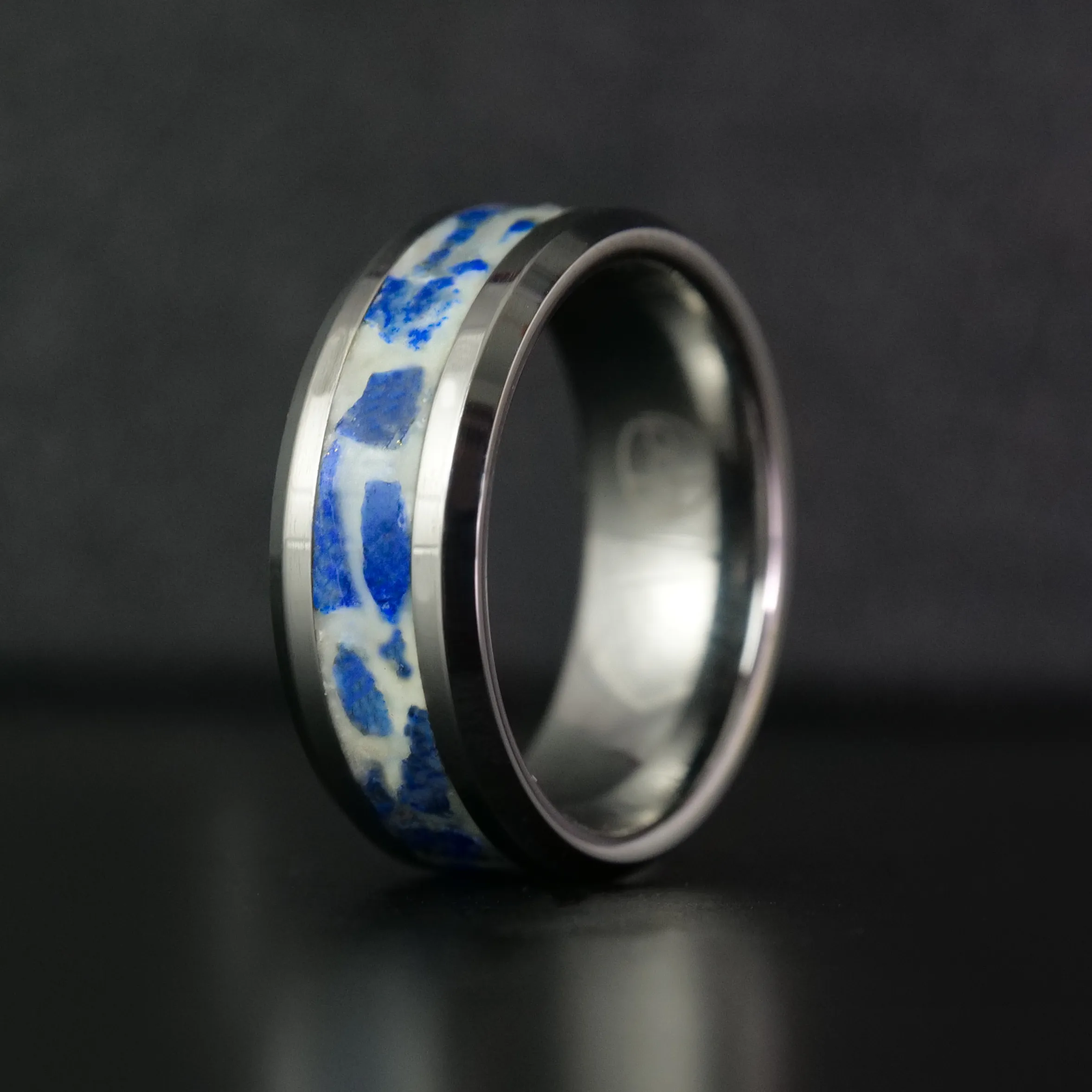 Matching Custom Birthstone Ring with Glowstone