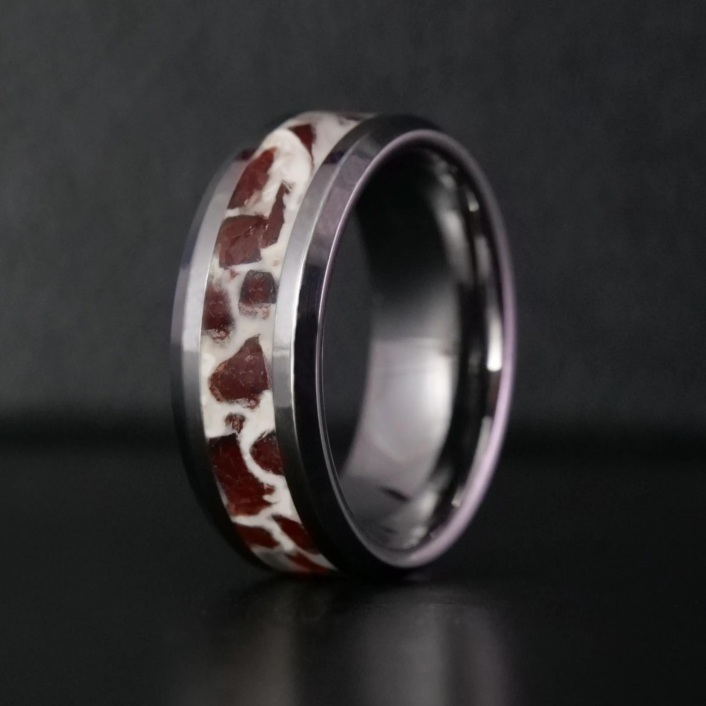 Matching Custom Birthstone Ring with Glowstone