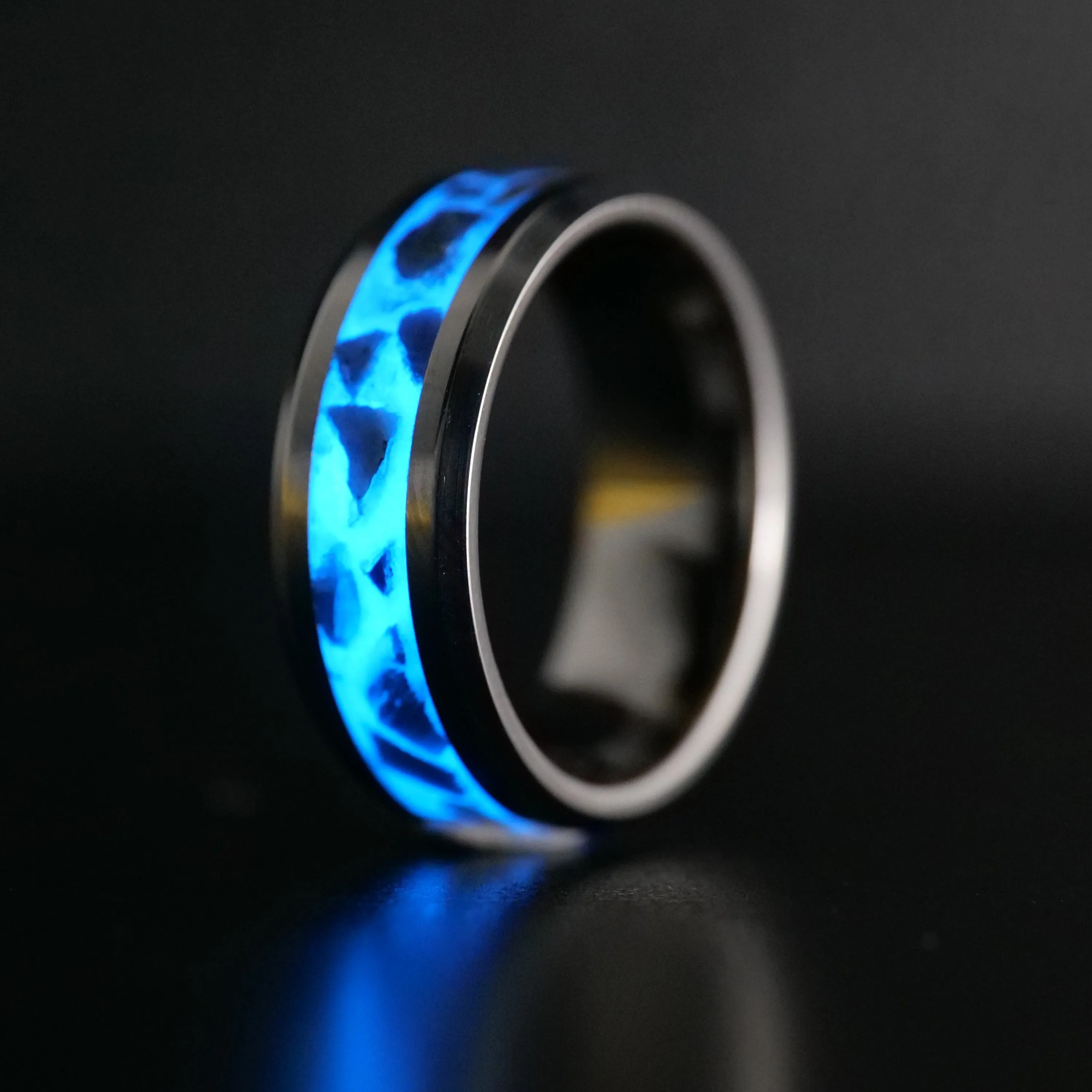 Matching Custom Birthstone Ring with Glowstone