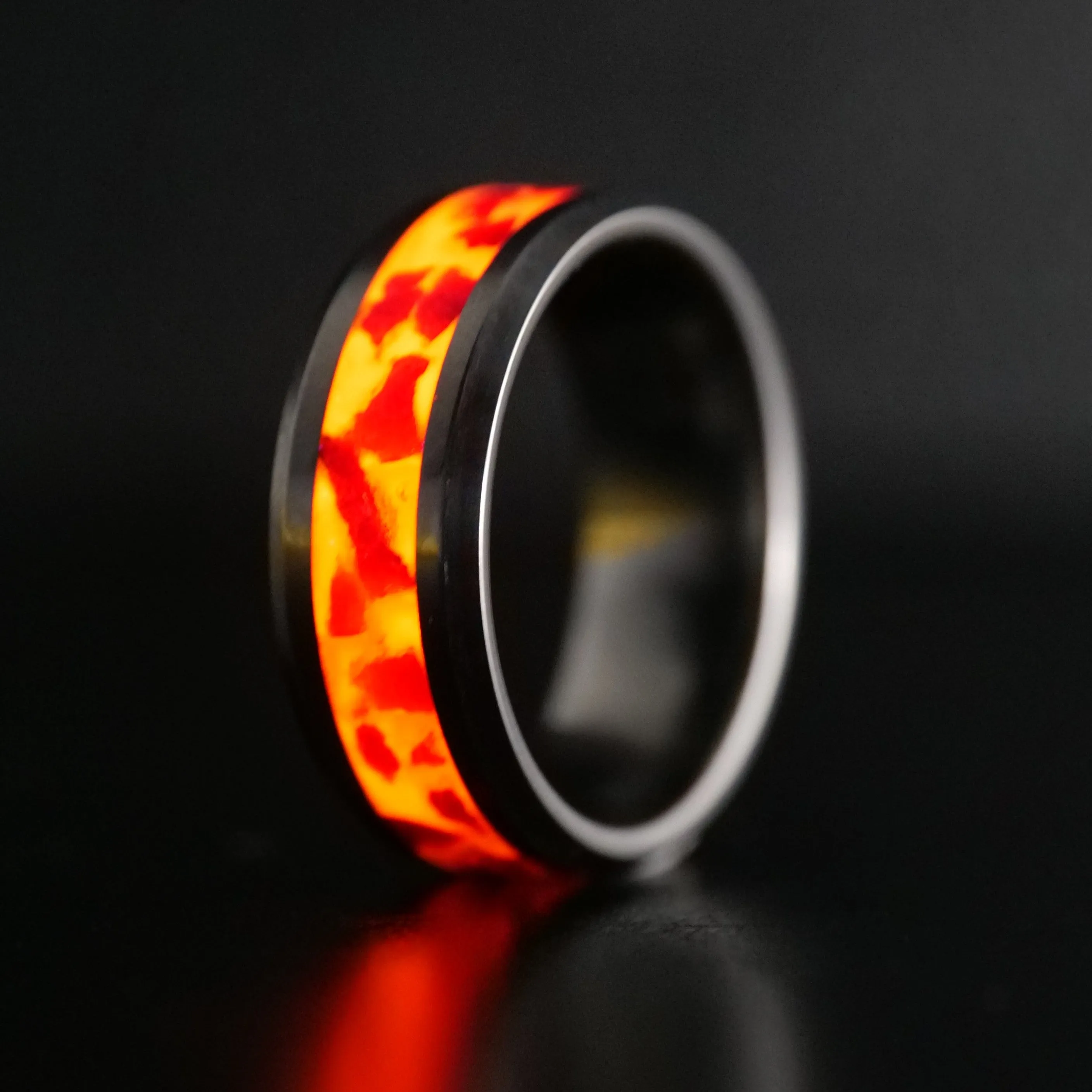Matching Custom Birthstone Ring with Glowstone