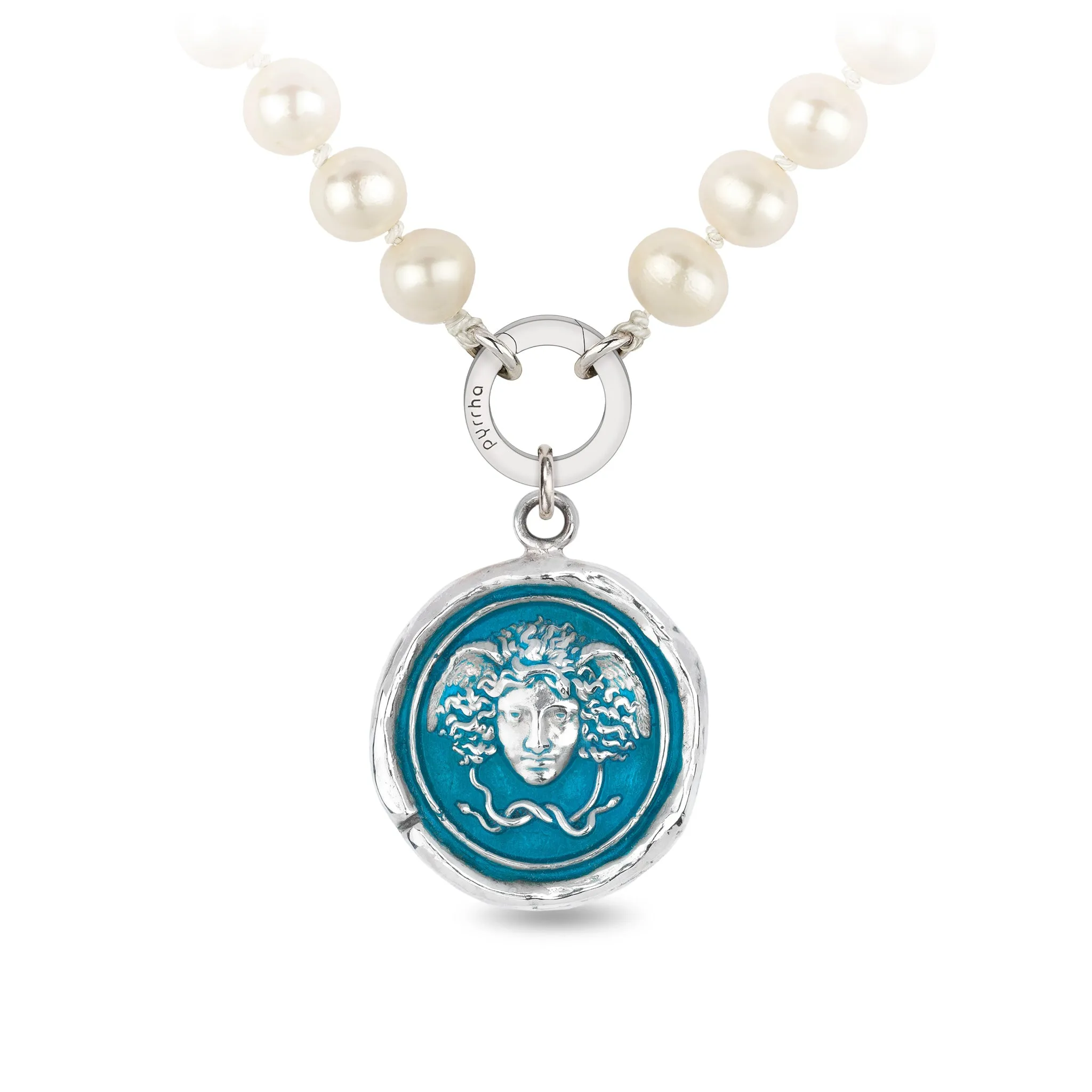 Medusa Talisman - Capri Blue