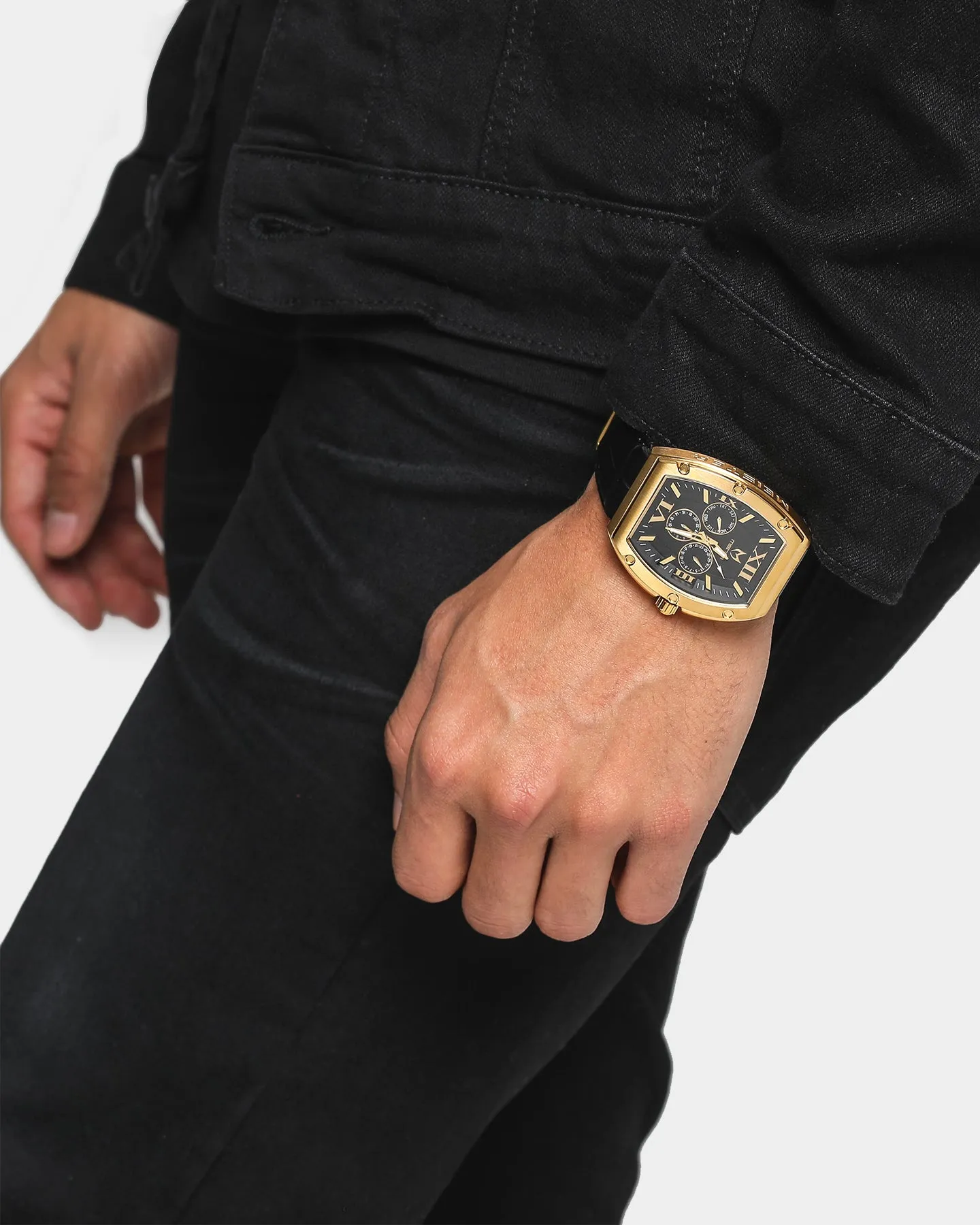 Meister Men's Major 18k Watch Gold/Black