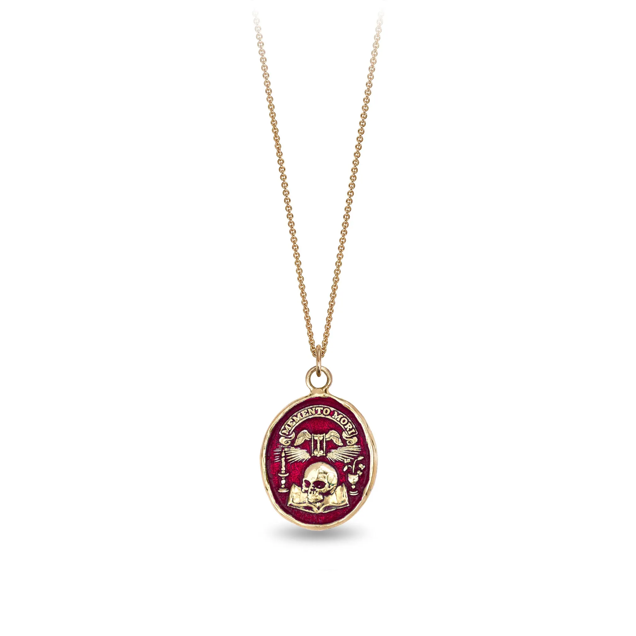 Memento Mori 14K Gold Talisman - True Colors