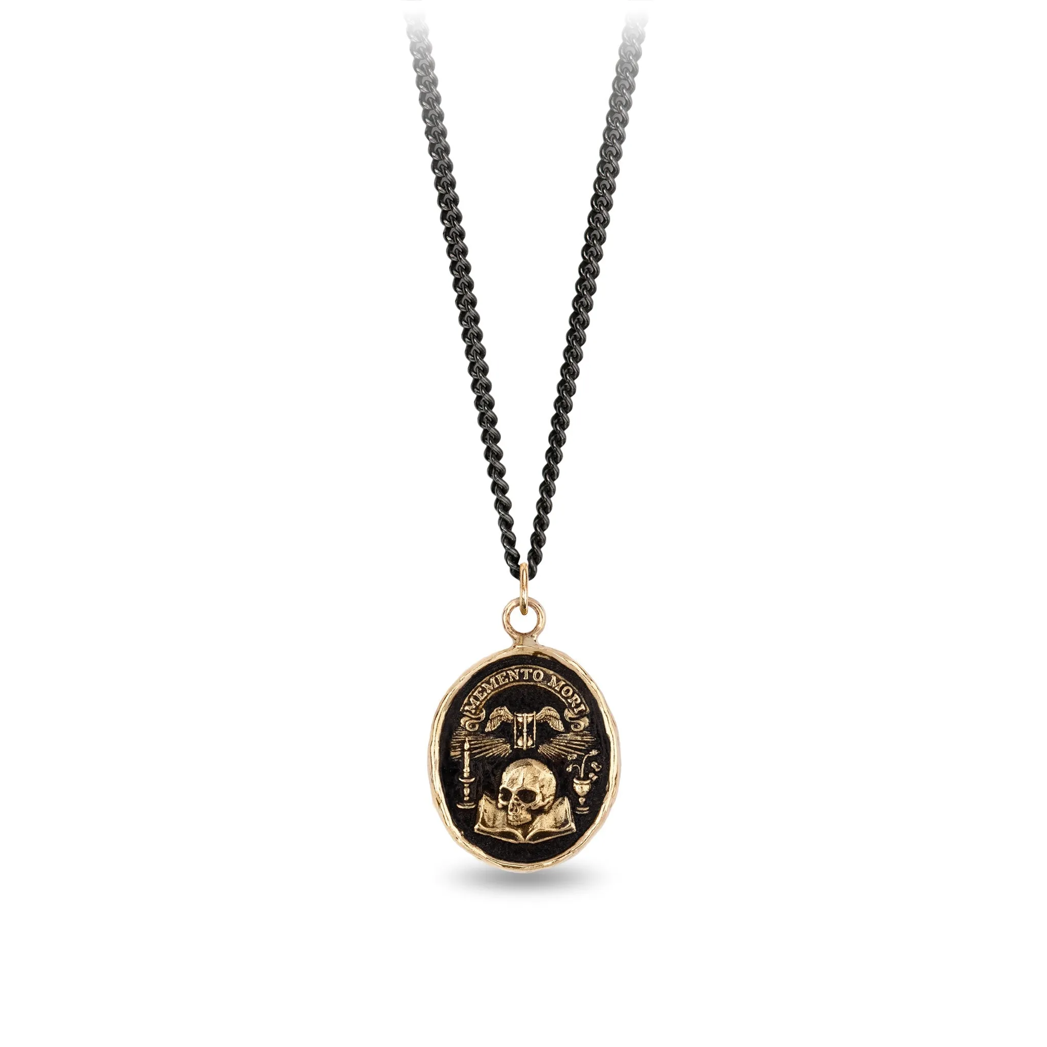 Memento Mori 14K Gold Talisman