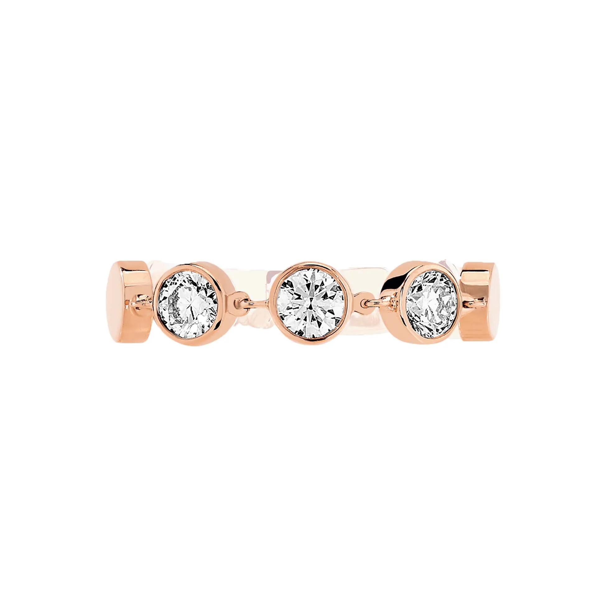Messika D-Vibes 18ct Rose Gold Diamond Ring
