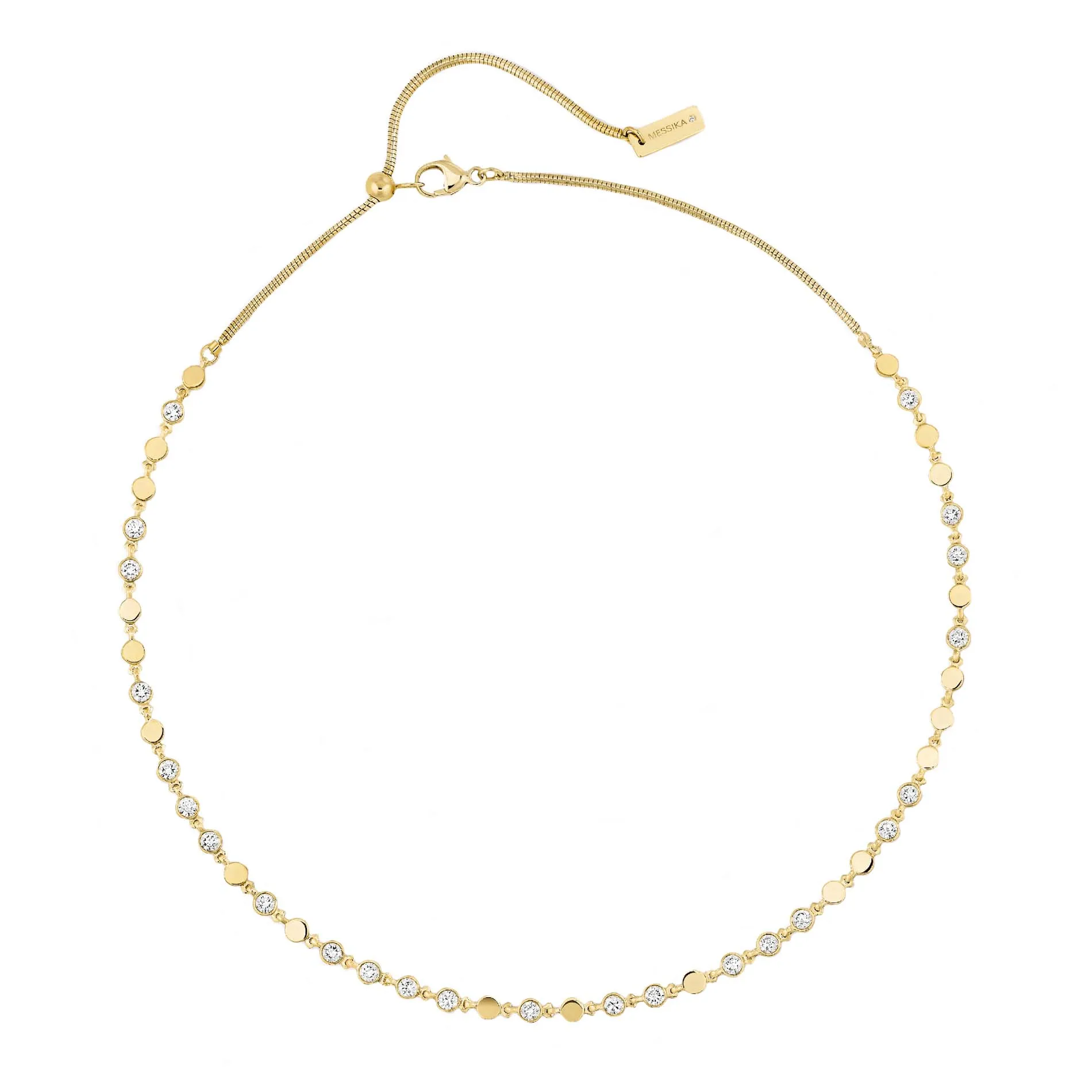Messika D-Vibes 18ct Yellow Gold Diamond Necklace